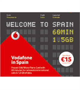 Carte SIM prépayée : Vodafone en Espagne Carte SIM prépayée : Vodafone en Espagne