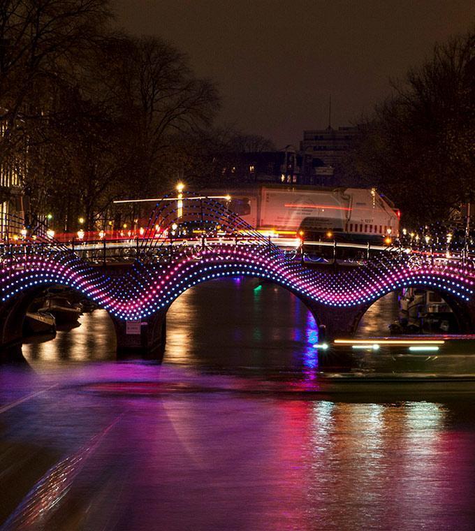 Amsterdam während des großen Licht-Festivals! Amsterdam während des großen Licht-Festivals!