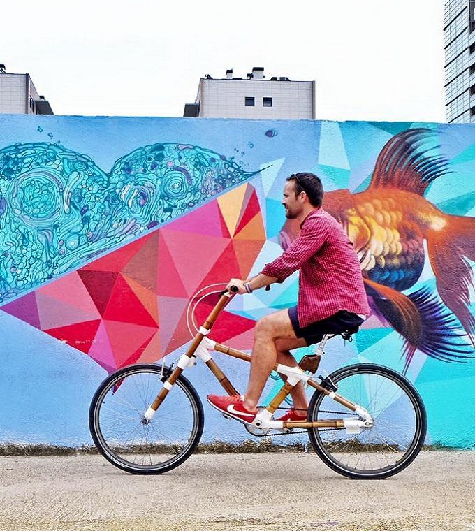Tour Street Art en vélo de bambou! Tour Street Art en vélo de bambou!