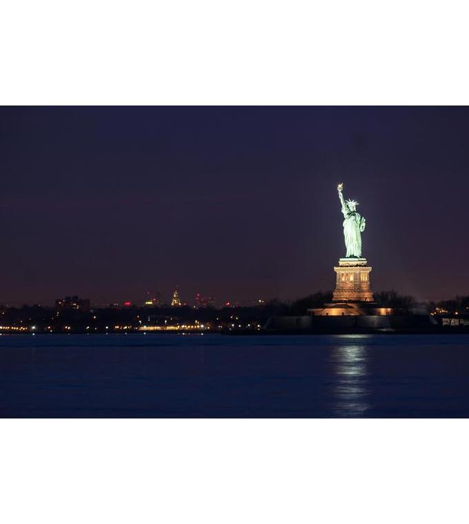 La Statua della Libertà notte La Statua della Libertà notte