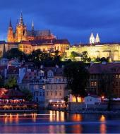 Prague de nuit – Fontaine Prague de nuit – Fontaine