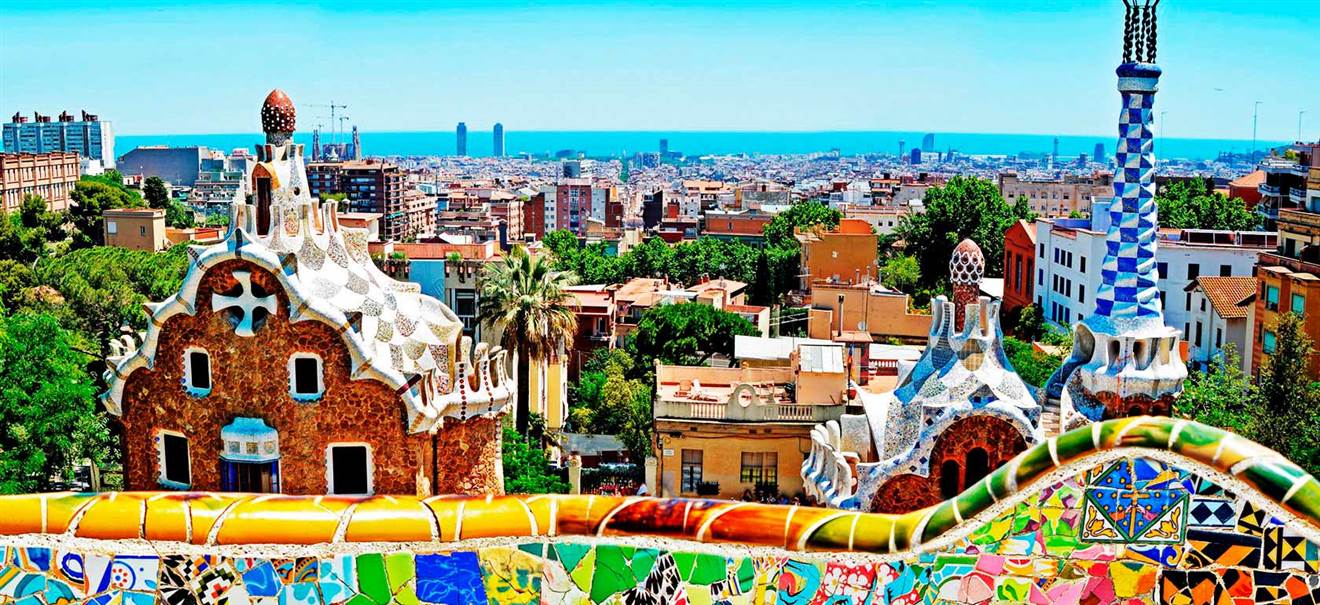 A visita guiada do Parc Guell