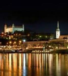 Nachtelijk Bratislava